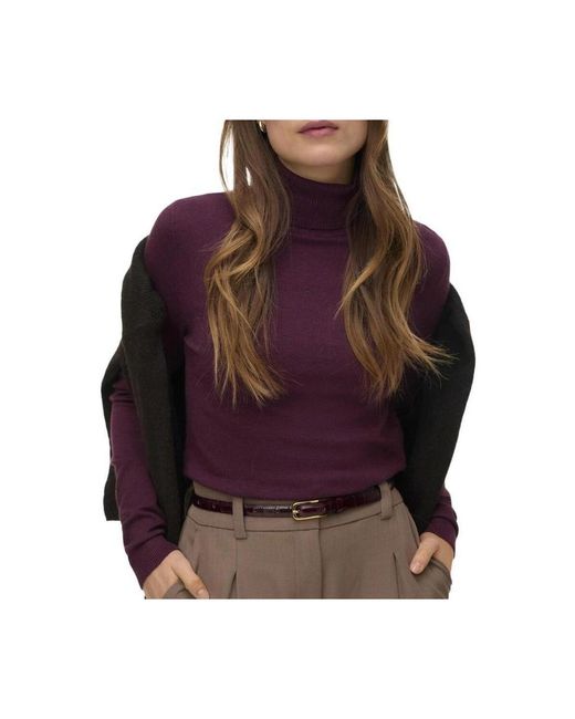 Pull Happiness 95 Vero Moda en coloris Purple