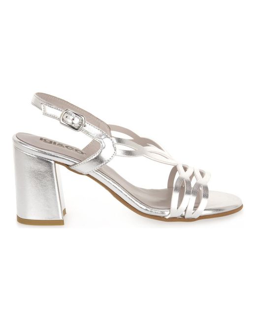 Igi&co Sandalen Denisa Argento in het Metallic