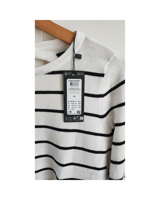 Pull Pull marinière Vero Moda en coloris Multicolor