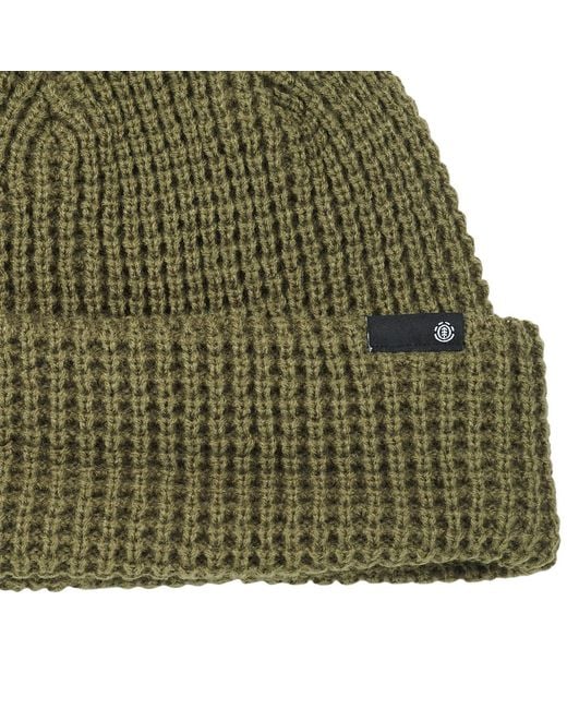 Element Green Mütze Low Docker Waffle