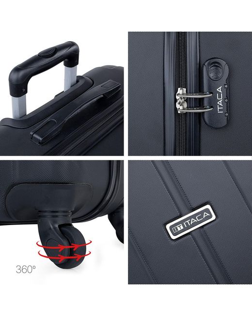 Valise Havel Itaca en coloris Black