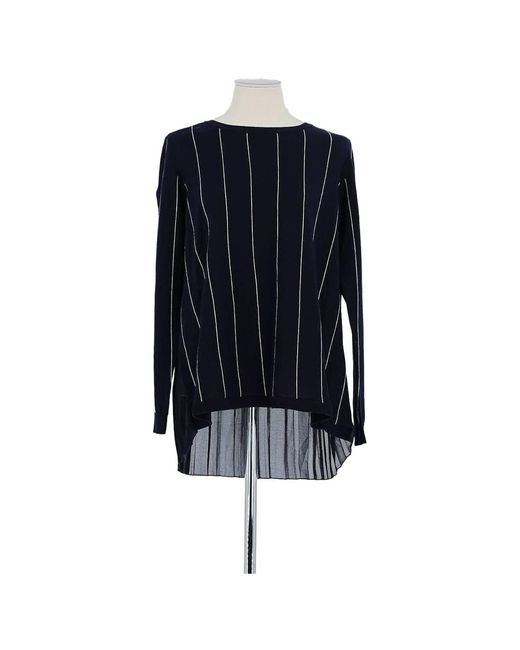 Pull Pull En Coton Sandro en coloris Blue