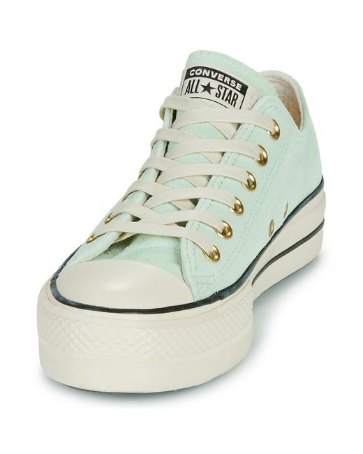 Baskets basses CHUCK TAYLOR ALL STAR LIFT PLATFORM SUEDE Converse en coloris White