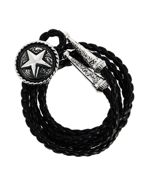 Cravates et accessoires Bolo - Cravate Texane Bouclier avec étoile Clj Charles Le Jeune pour homme en coloris Black