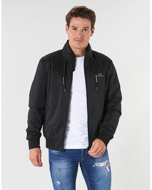 Armani Exchange Windjack 8nzb66-zn97z-1202 in het Black voor heren