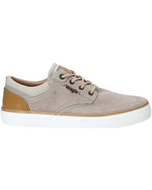 Wrangler Lage Sneakers Wm91121a in het Naturel voor heren - Bespaar 24% -  Lyst