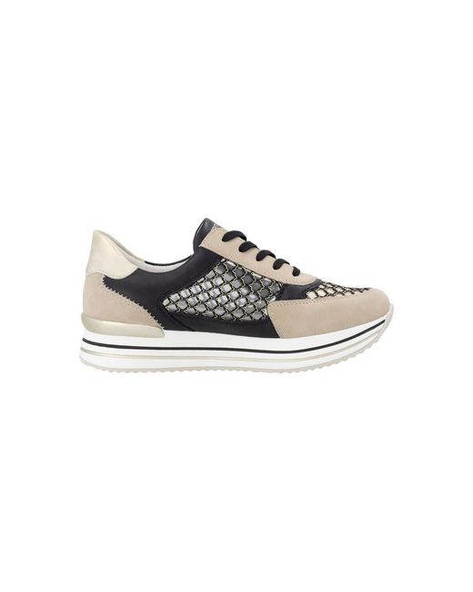 Baskets Basses D1329 Remonte en coloris Black