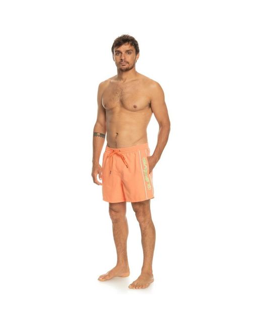Maillots de bain Everyday Vert 16"" Quiksilver pour homme en coloris Orange