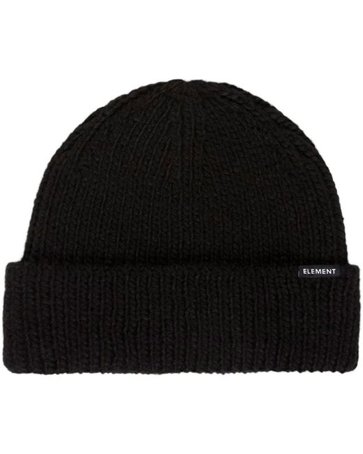Bonnet Mid Heavy Knit Solid Element en coloris Black