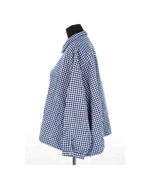 Chemise Chemise en coton bleue Des Petits Hauts en coloris Blue