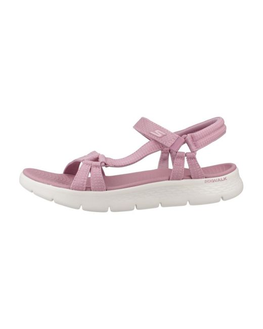 Sandales GO WALK FLEX SANDAL Skechers en coloris Pink