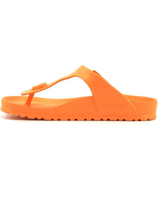 Chaussures Gizeh Ciabatta Infradito Donna Papaya 1025599 Birkenstock en coloris Orange