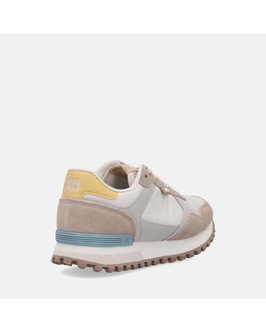 Baskets basses SNEAKERS Xti en coloris Natural