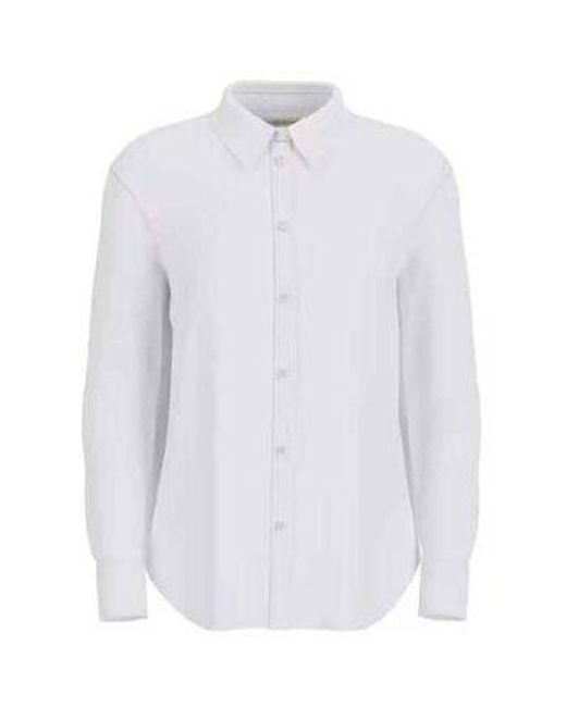 Chemise W4YH68 WGCF1-G011 Guess en coloris White