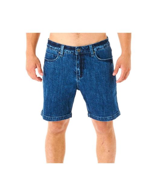 Short Bermuda Noir modèle DENIM de la marque Rip Curl pour homme en coloris Blue