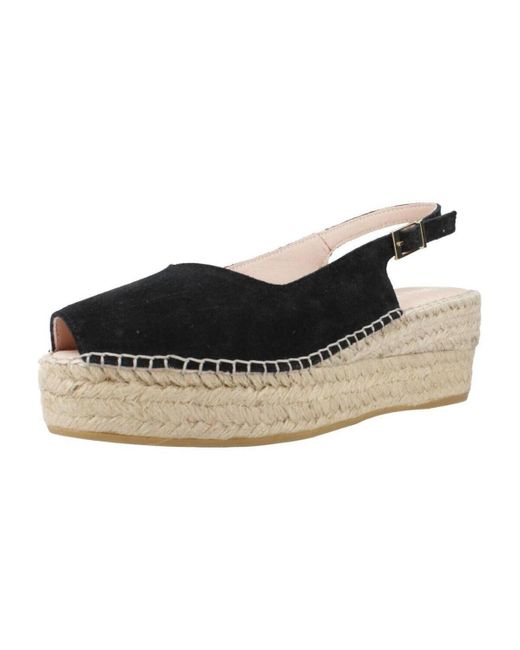 Espadrilles JAVA100 Macarena en coloris Black