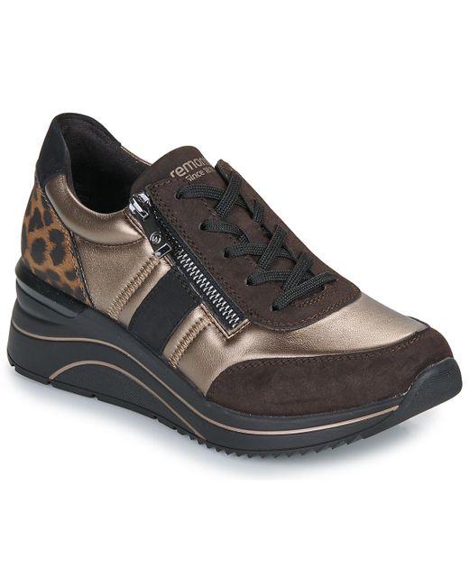 Sneakers Basse D0T09-92 di Remonte in Black