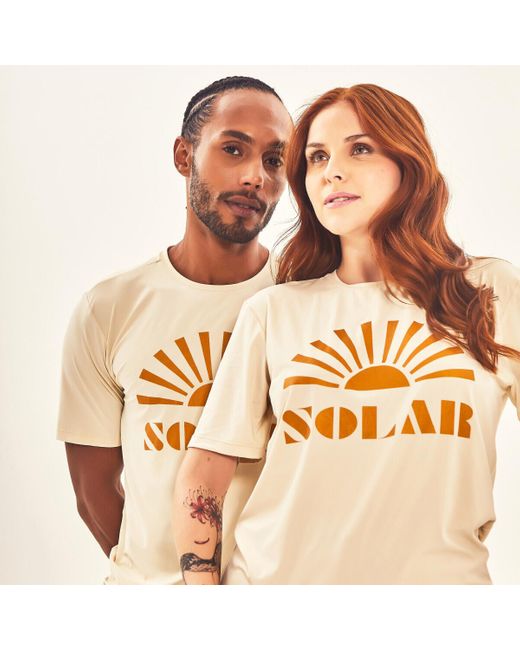 T-shirt Uv Line en coloris Natural