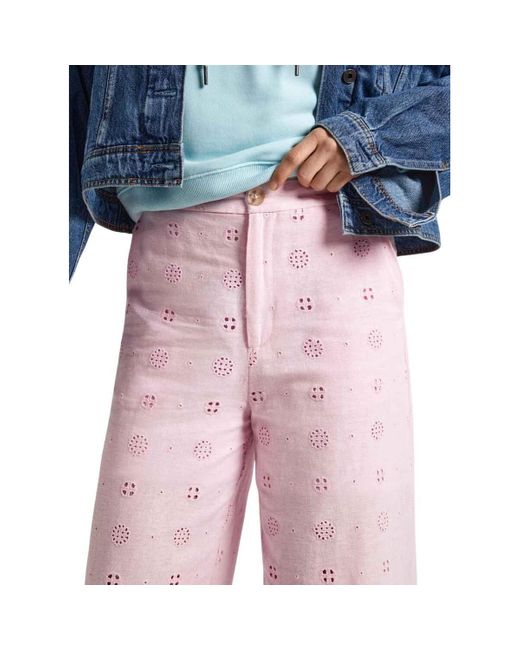 Pantalon Pepe Jeans en coloris Pink