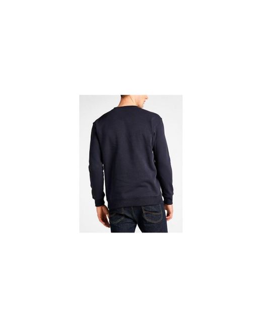 Sweat-shirt 112121794 PATCH CREW-MIDNIGHT NAVY Lee Jeans pour homme en coloris Blue