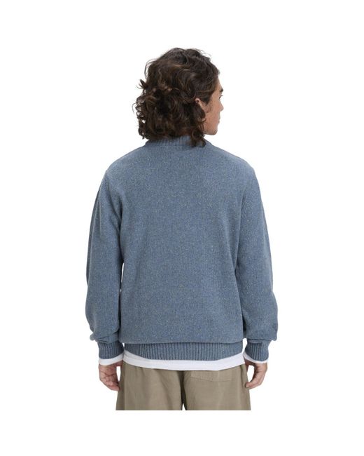 Pull Slow Song Neppy Quiksilver pour homme en coloris Blue