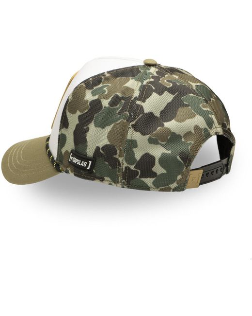 Casquette Casquette trucker premium avec filet One piece Zoro Camo Capslab pour homme en coloris Green