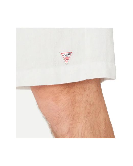 Short Mini Triangle Guess pour homme en coloris White