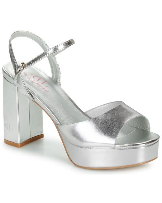 Sandali Gisele di Moony Mood in Metallic