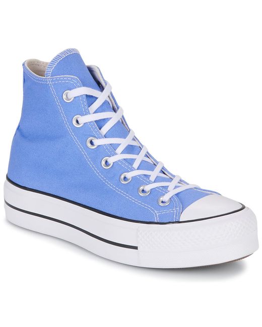 Baskets montantes Chuck Taylor All Star Lift Canvas Seasonal Color Converse en coloris Blue