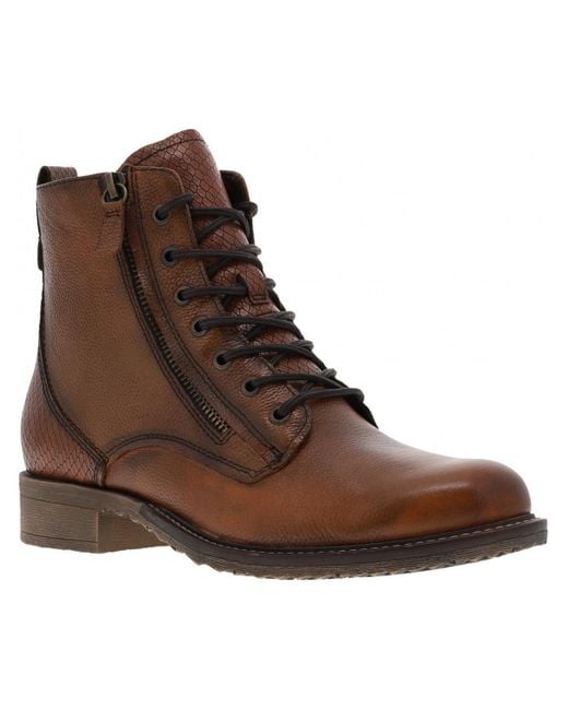 Bottines Chaussures Femme Tamaris En Coloris Marron Lyst