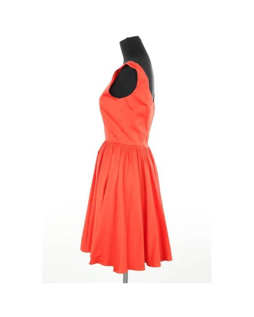 Robe courte Robe en coton rouge Tara Jarmon en coloris Red