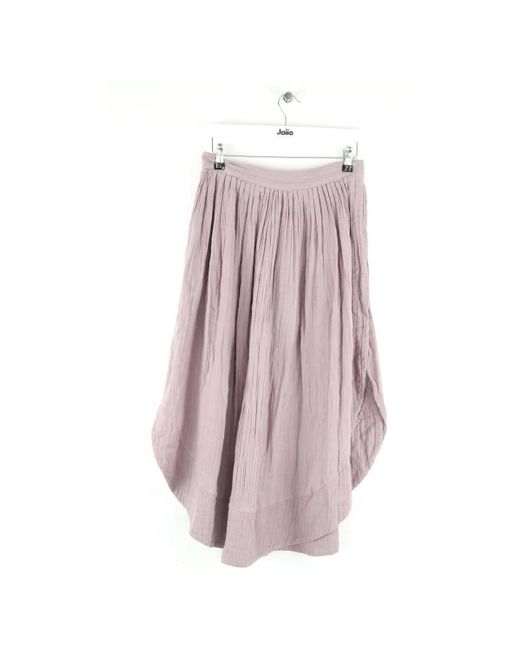 Jupes Jupe en coton violette Laurence Bras en coloris Pink