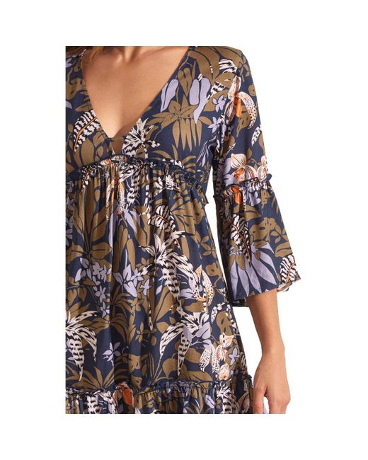 Robe Tunique estivale AMAZONIA Mare Selmark en coloris Black