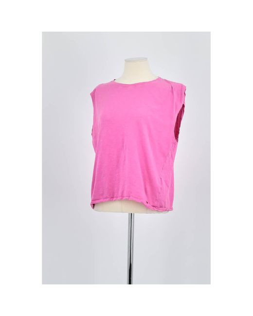 Blouses Top sans manche en coton Des Petits Hauts en coloris Pink