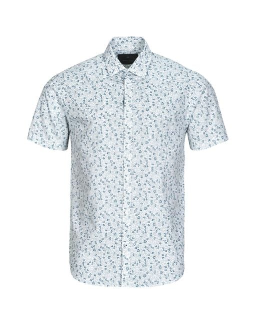 Camicia A Maniche Corte Jprblasummer di Jack & Jones in Blue da Uomo