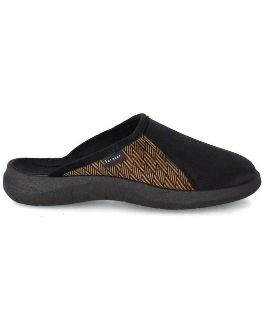 Chaussons eclatant Fargeot pour homme en coloris Black