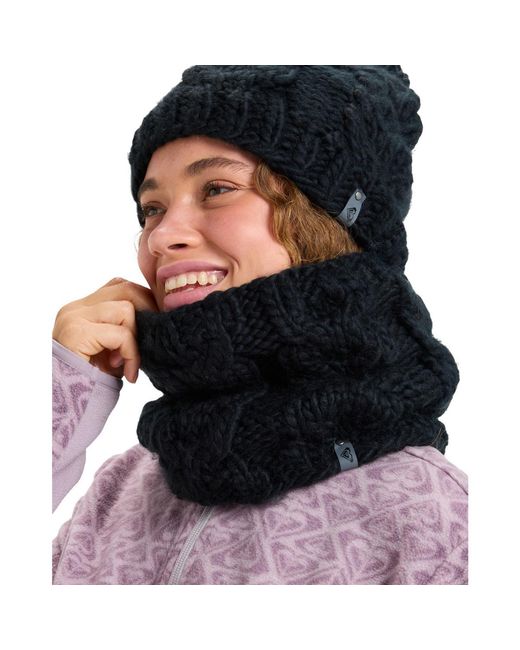 Echarpe Winter Collar Roxy en coloris Black