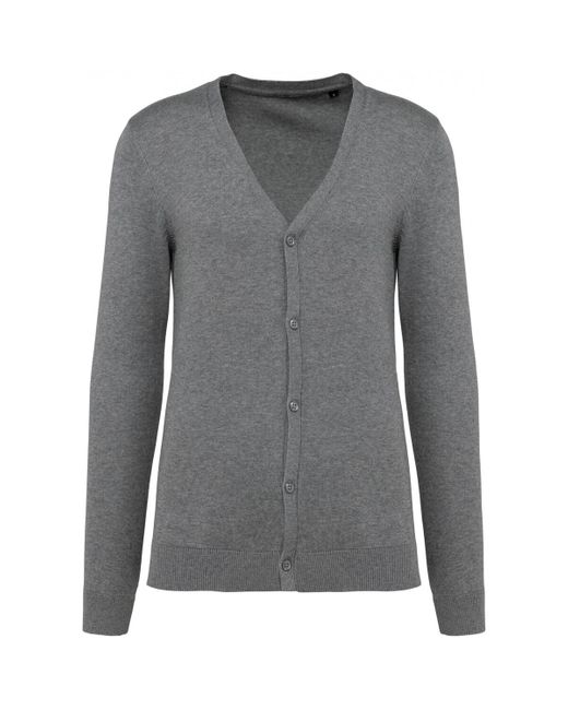 Gilet Cardigan suprima Kariban Premium pour homme en coloris Gray