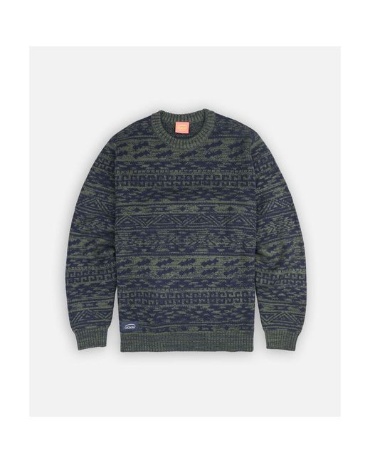 Pull Pull Jacquard Lineup Oxbow pour homme en coloris Blue