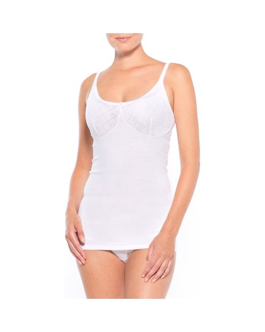 Maillots de corps by - Lot de 2 chemises fines bretelles Daxon en coloris White