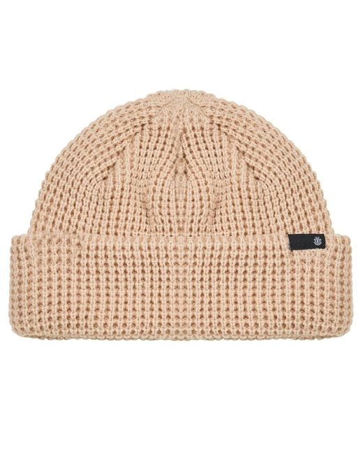 Element Natural Mütze Low Docker Waffle