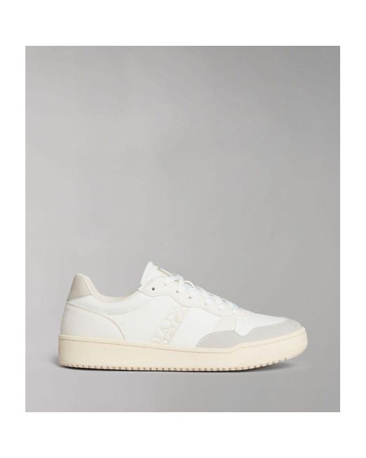Baskets NP0A4HVN002 COURTIS-BRIGHT WHITE Napapijri pour homme