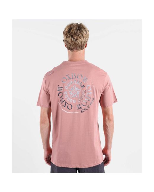 T-shirt Tee-shirt manches courtes SPIRAL Oxbow pour homme en coloris Pink