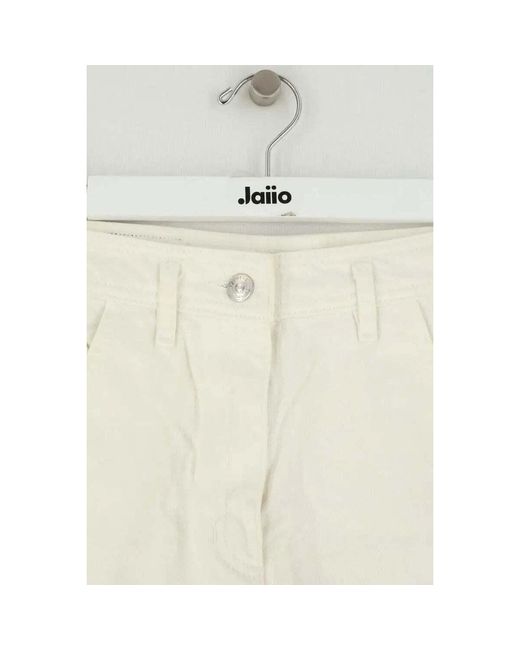Short Mini Short Maje en coloris Natural