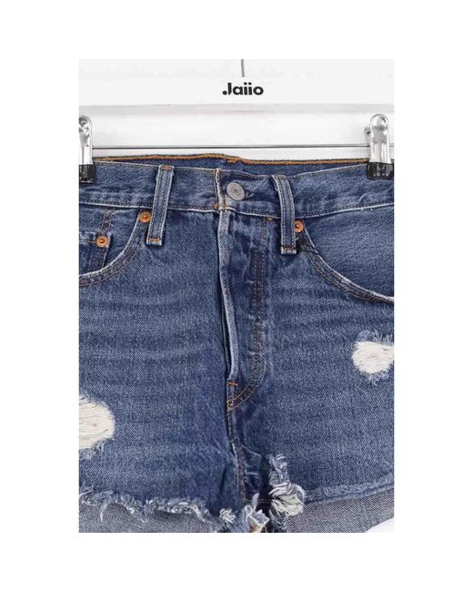 Short Mini Short 501 Levi's en coloris Blue