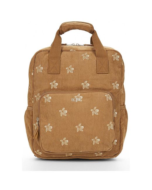 Zaini Feeling Emby Handle Backpack di Roxy in Brown