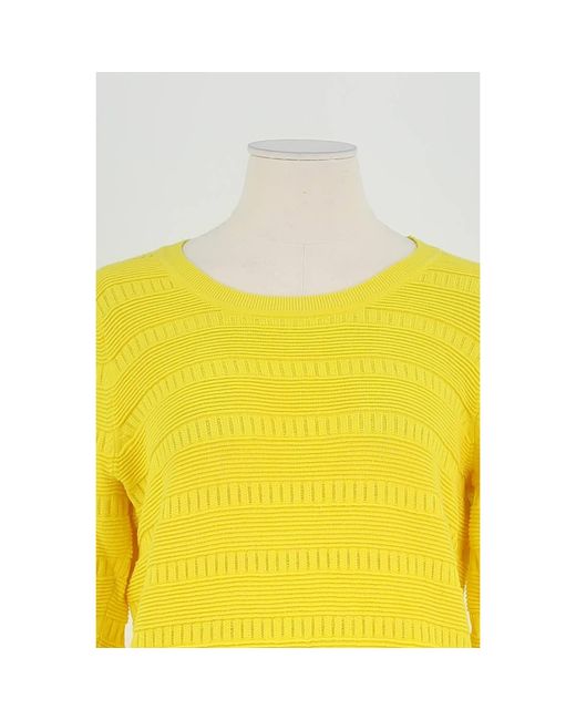 Pull Pull En Coton Sandro en coloris Yellow