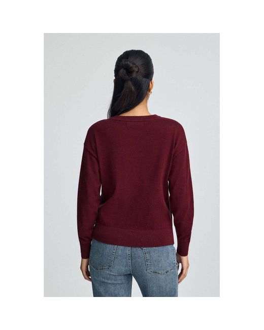 Pull RIGBY GO U WOOL W POLO CLUB en coloris Red