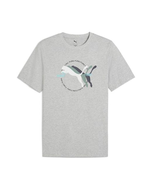 Polo _M_GRAPHICS Multiple Ca PUMA pour homme en coloris Gray