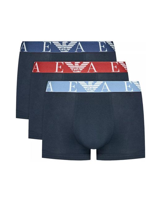 Boxers Pack De 3 Boxers EA7 pour homme en coloris Blue
